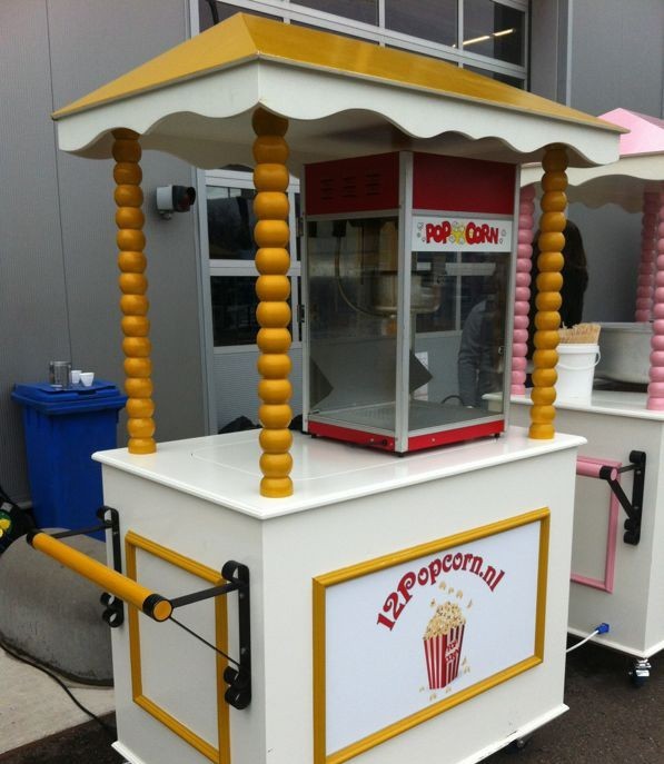 Vaarwel piano Vrijlating Popcornkar kopen, inclusief popcornmachine - IJskar kopen